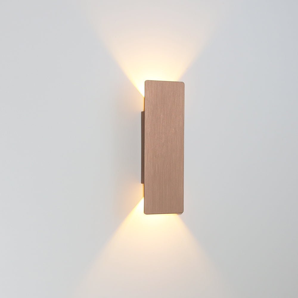 Up and Down Wall Light | Modern LED Wall Fixture | Aluminum Design | Dual Light Output | Indoor Lighting for Hallway & Bedroom
