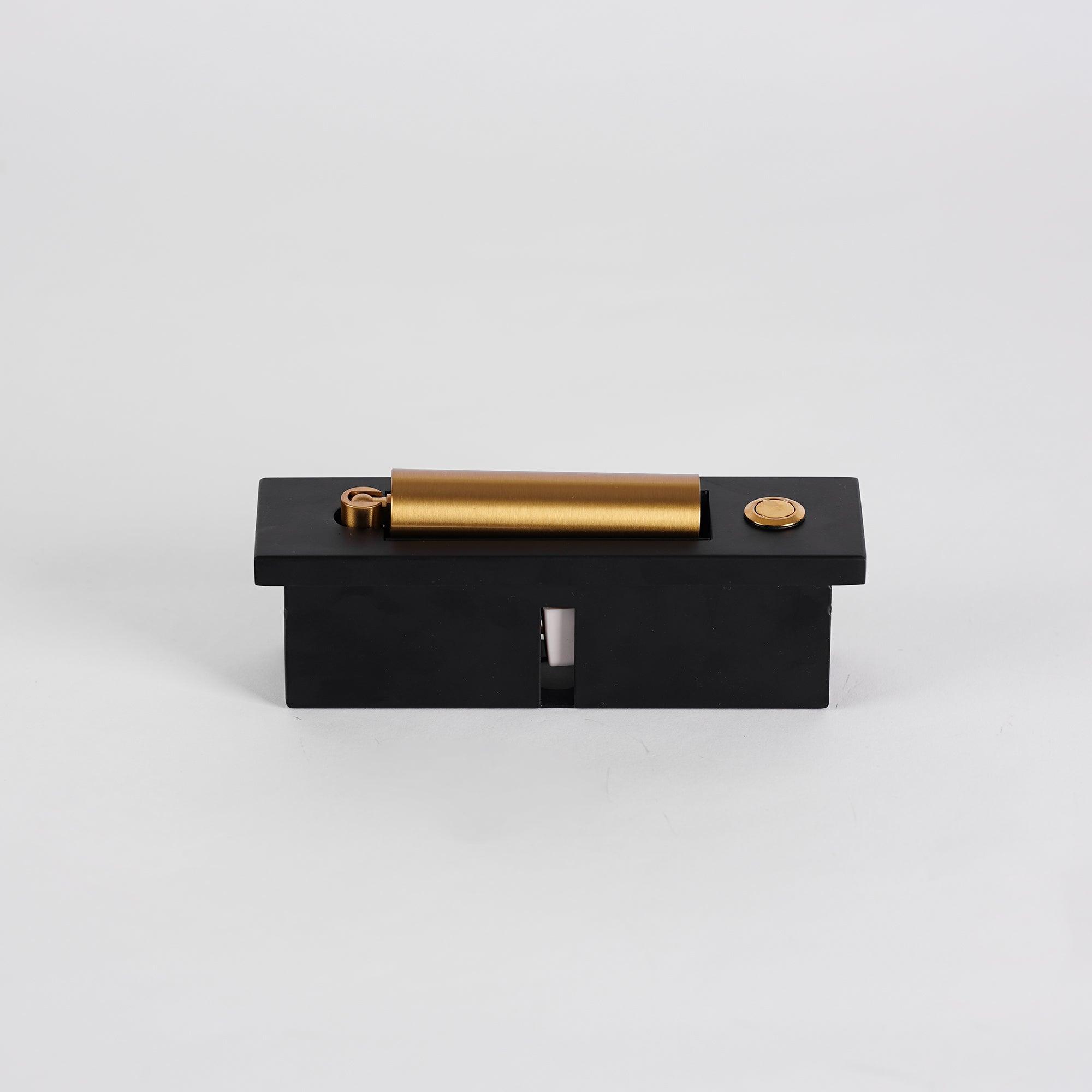 Minimalist Embedded Bedside Wall Sconce | Aluminum & Metal | Integrated 3000K LED | Adjustable Warm Light | Bedroom Accent