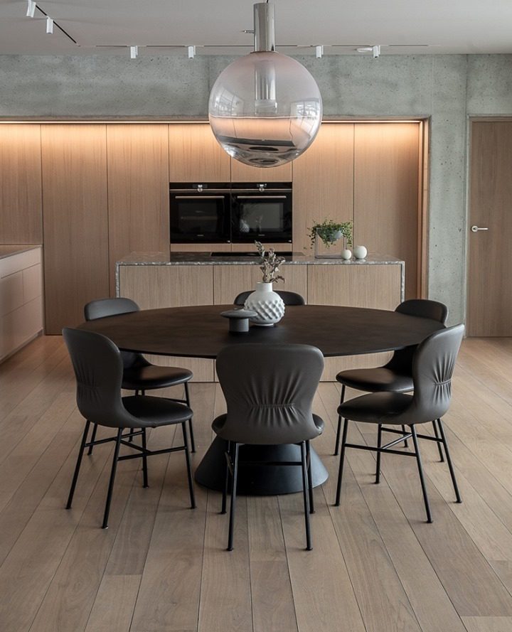 Isabel Pendant Lamp | Glass & Metal Design Hanging Light | GU10 Compatible | Soft Diffused Lighting | Bedroom & Living Space