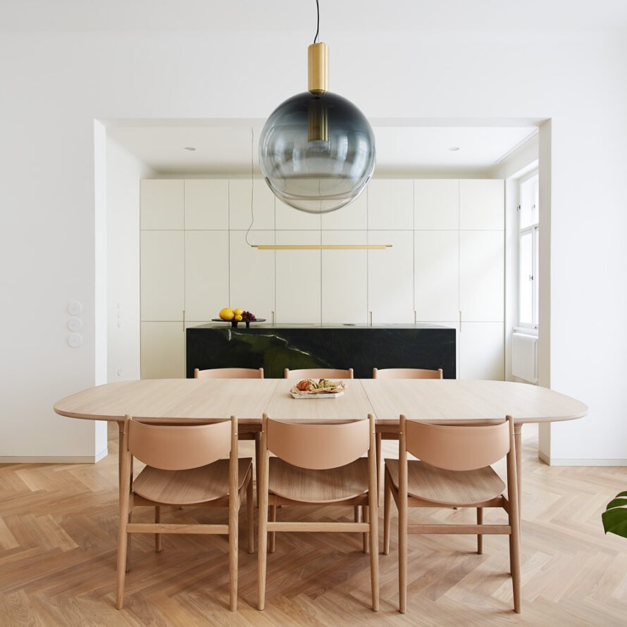 Isabel Pendant Lamp | Glass & Metal Design Hanging Light | GU10 Compatible | Soft Diffused Lighting | Bedroom & Living Space