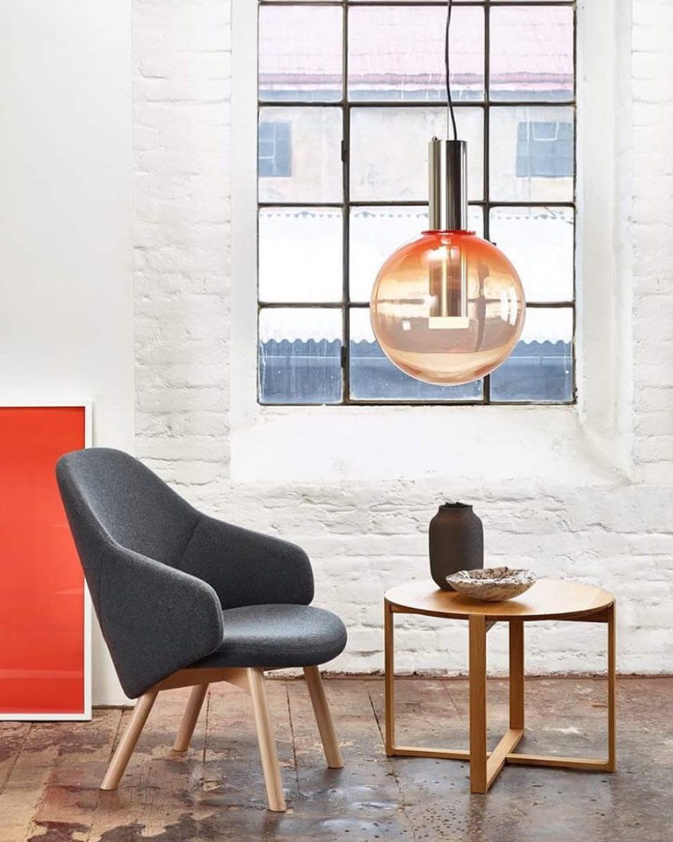 Isabel Pendant Lamp | Glass & Metal Design Hanging Light | GU10 Compatible | Soft Diffused Lighting | Bedroom & Living Space