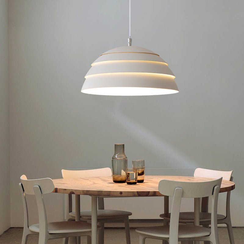 Dome-Shaped LED Pendant Lamp Modern Nordic Design | E27 5W | Iron & Aluminum | Kitchen & Restaurant Lighting