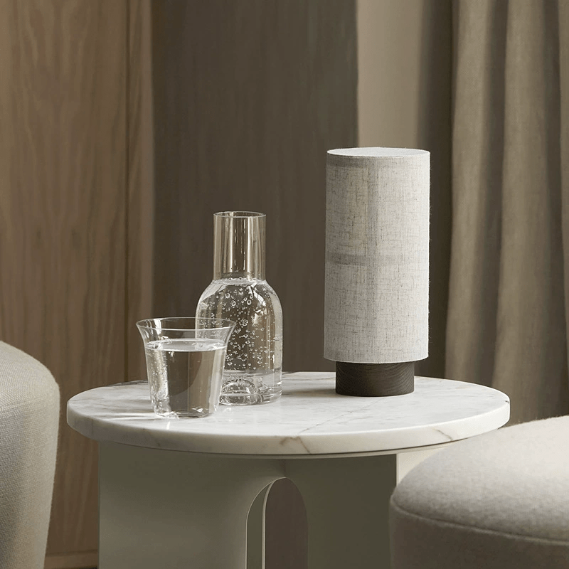 Japanese Silk Table Lamp