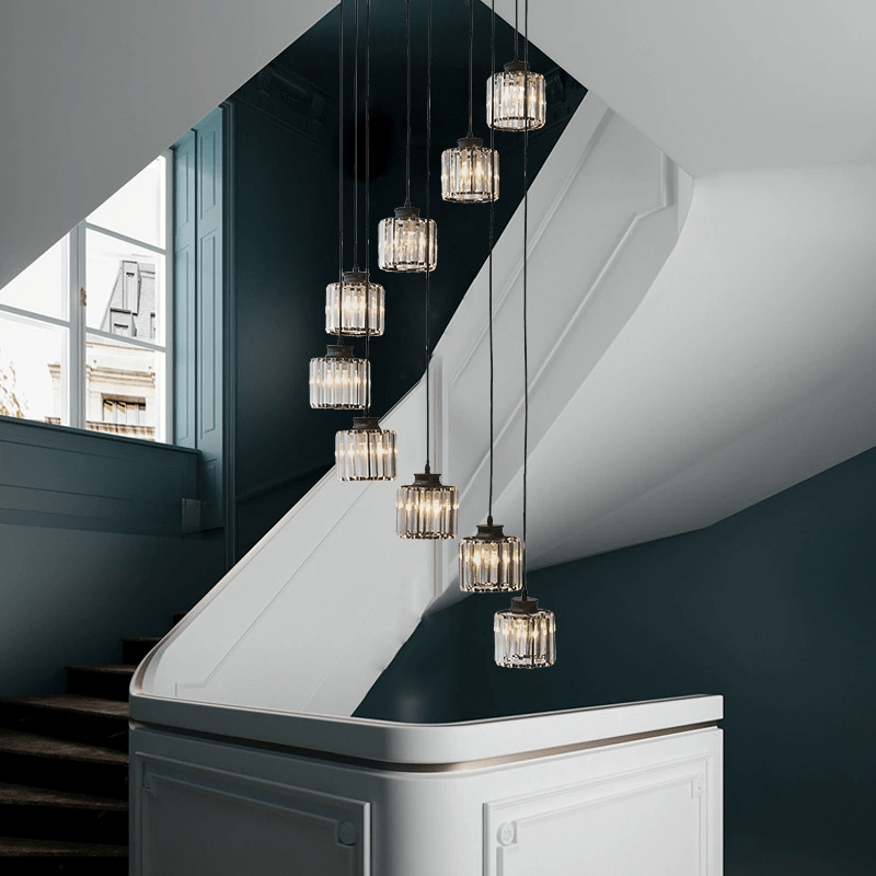 Crystal Vintage Staircase Chandelier