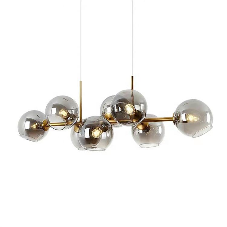 Chandelier with Nordic Glass Ball