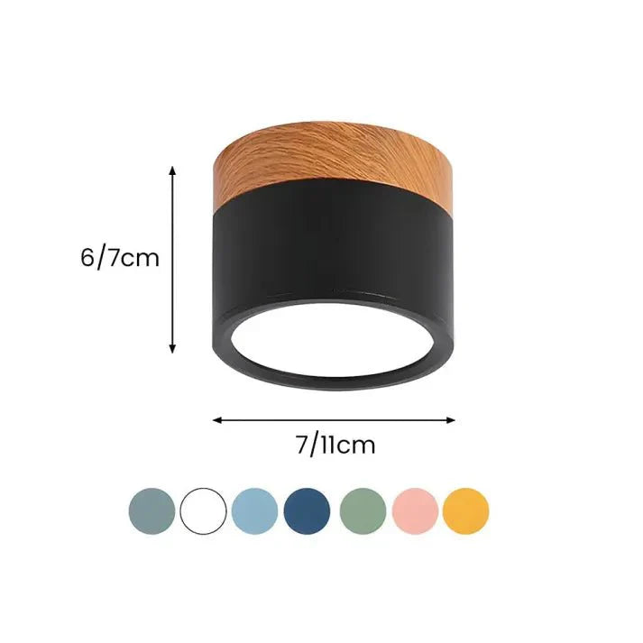 Nordic Cylinder LED Ceiling Lamps for Hallways