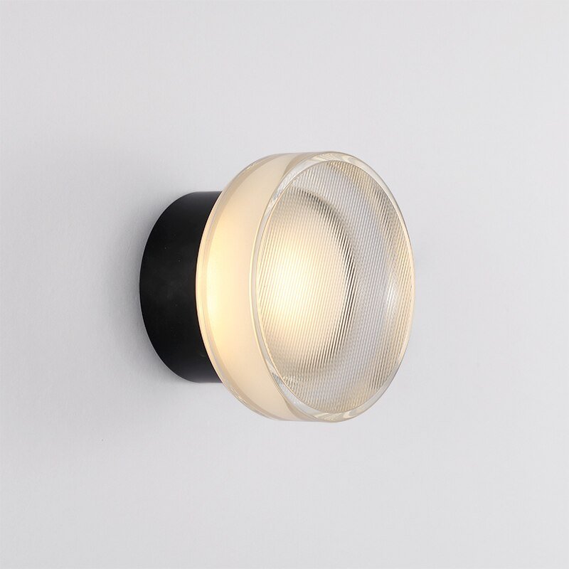 Modern Glass LED Wall Sconces | Postmodern Wall Lamps | Integrated LED Lighting | Indoor Decorative Wall Lights