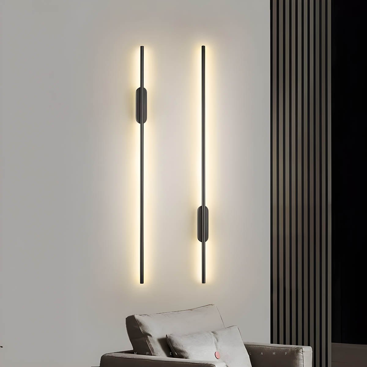 Long Strip LED Wall Lamp | Modern Linear Wall Light | Aluminum Silicone Design | Indoor Accent Lighting | Hallway Bedroom Foyer