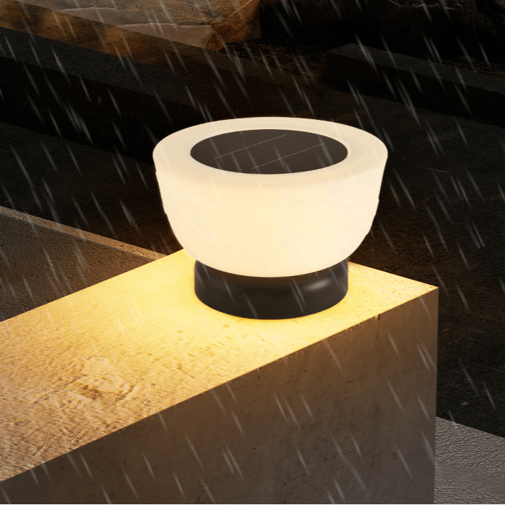 Solar Landing Light Outdoor LED Pathway Lamp | IP65 Waterproof | Acrylic & Hardware | Warm Light E27 Garden & Driveway Lighting