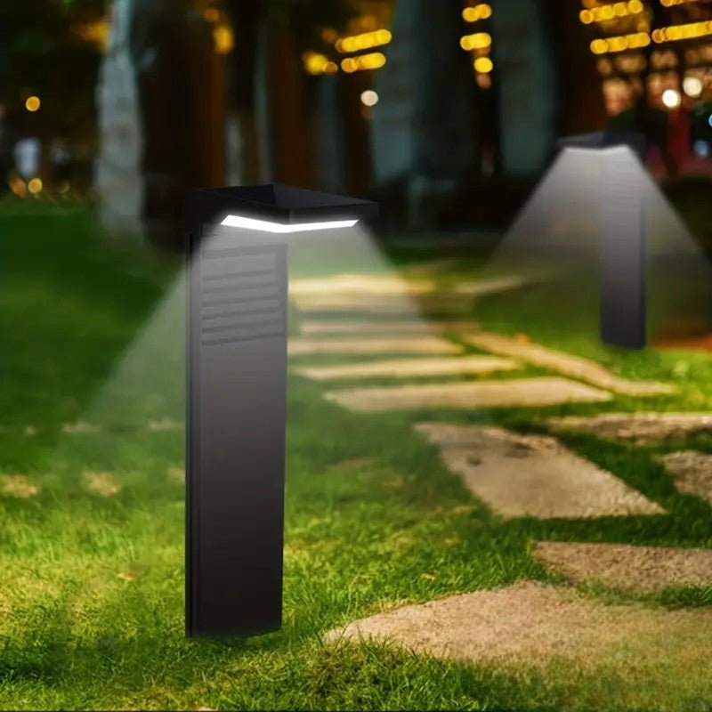 Solar Garden Light | Lavie Outdoor LED Lamp | Metal Solar Powered Landscape Lighting | Warm White Ambient Garden Light