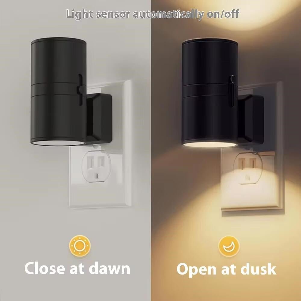 Alova LED Wall Lamp | Modern Sensor Night Light | Automatic & Continuous Mode | Compact Indoor Wall Lighting | Hallway Stair Bathroom Light