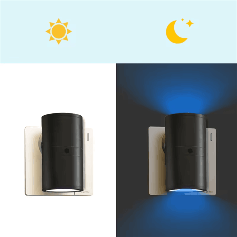 Alova LED Wall Lamp | Modern Sensor Night Light | Automatic & Continuous Mode | Compact Indoor Wall Lighting | Hallway Stair Bathroom Light