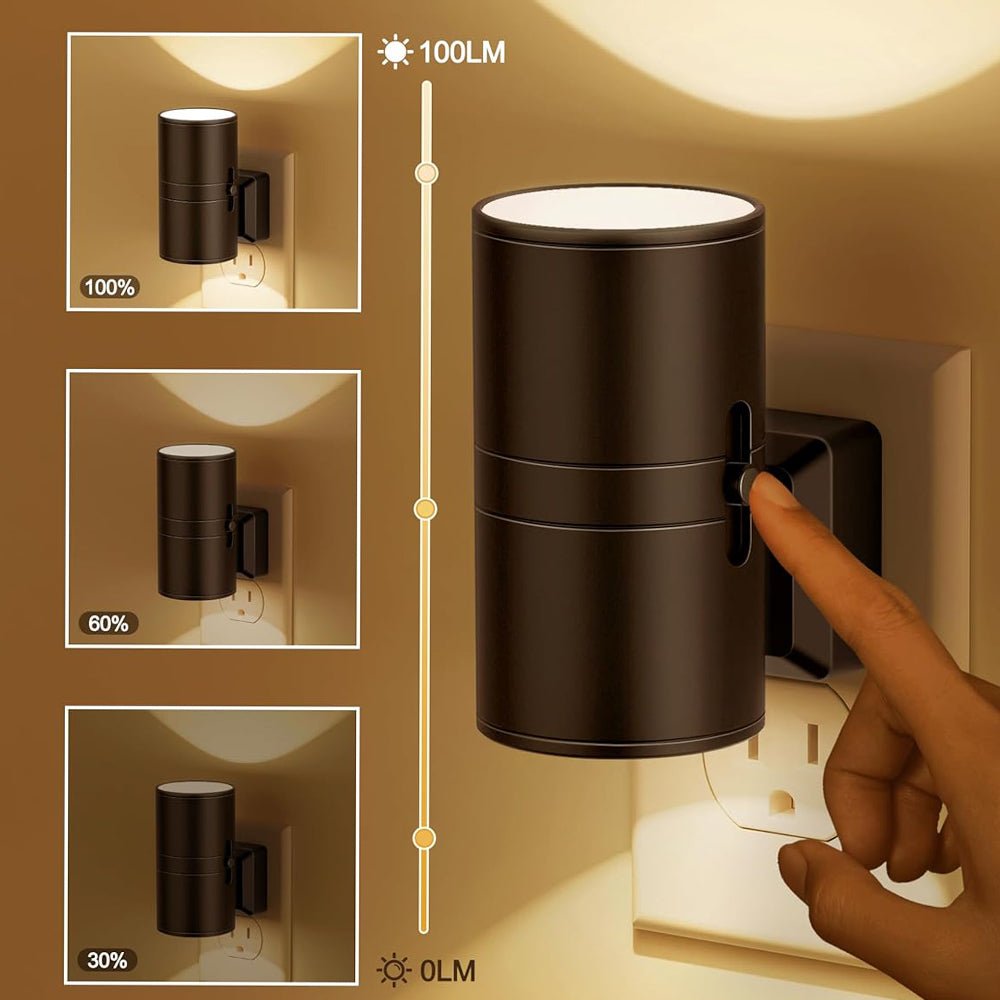 Alova LED Wall Lamp | Modern Sensor Night Light | Automatic & Continuous Mode | Compact Indoor Wall Lighting | Hallway Stair Bathroom Light