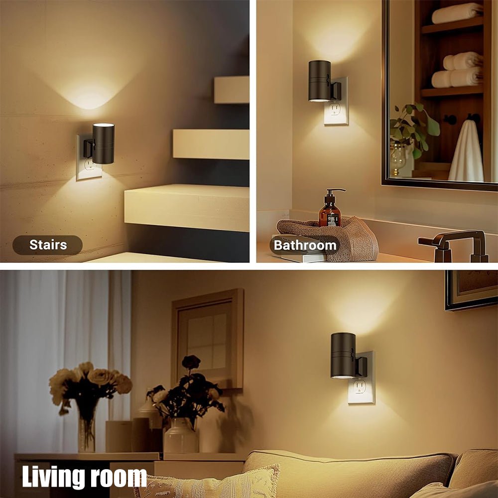 Alova LED Wall Lamp | Modern Sensor Night Light | Automatic & Continuous Mode | Compact Indoor Wall Lighting | Hallway Stair Bathroom Light