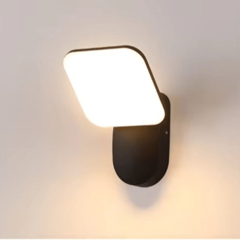 LED Wall Lamp with Motion Sensor Outdoor | IP65 Waterproof | 12W LED | Aluminum Acrylic | Smart Security Lighting for Entrance and Garden