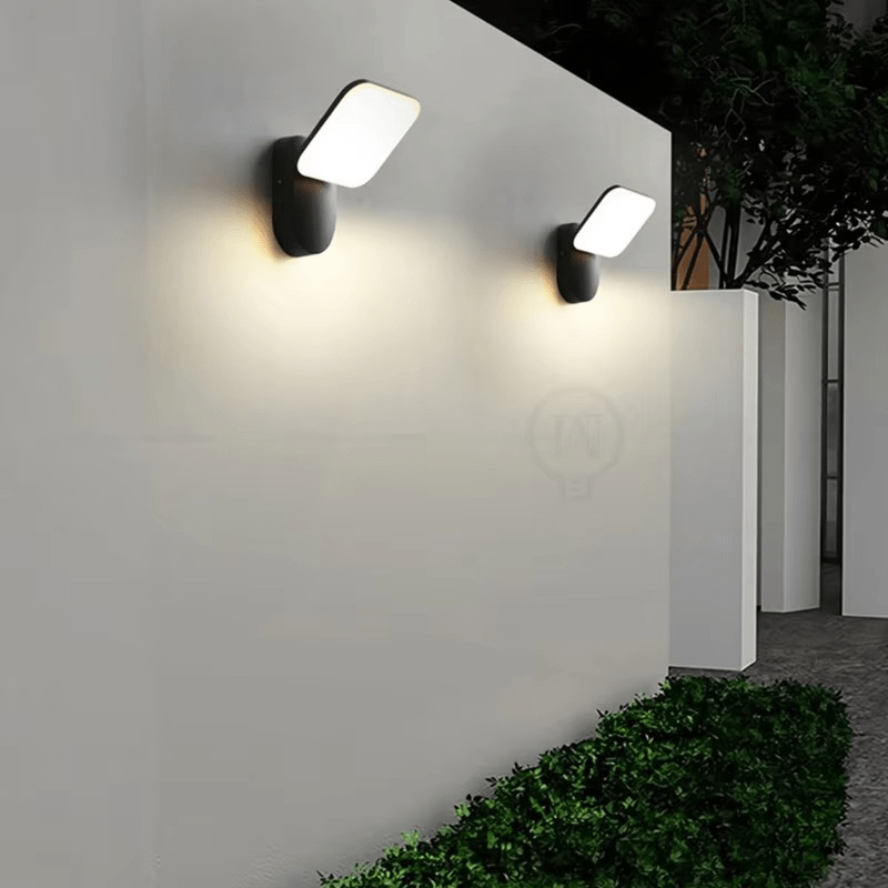 LED Wall Lamp with Motion Sensor Outdoor | IP65 Waterproof | 12W LED | Aluminum Acrylic | Smart Security Lighting for Entrance and Garden