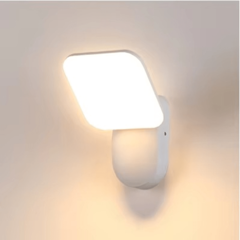 LED Wall Lamp with Motion Sensor Outdoor | IP65 Waterproof | 12W LED | Aluminum Acrylic | Smart Security Lighting for Entrance and Garden