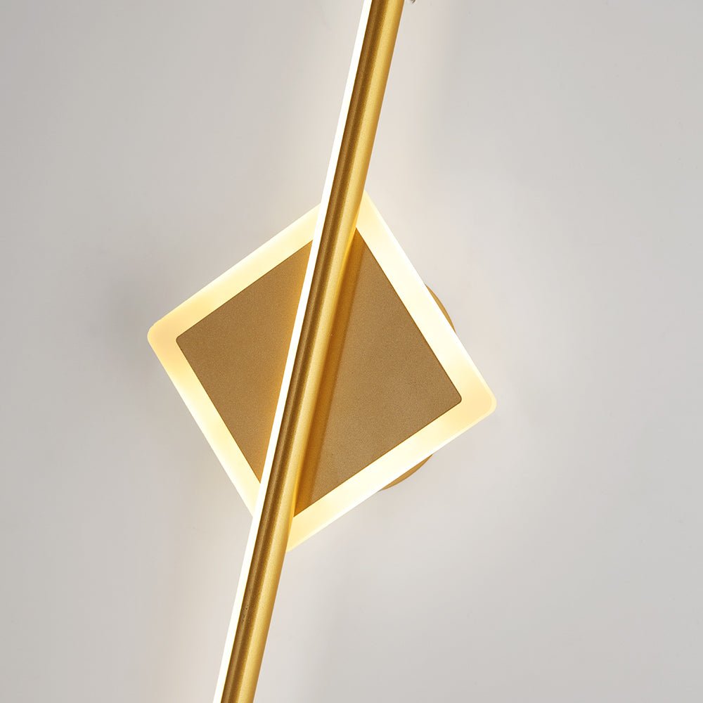 Modern LED Wall Lamp Round or Square Design | Silicone Metal Build | SMD LED | IP44 Indoor Lighting | 40–80 cm Wall Fixture