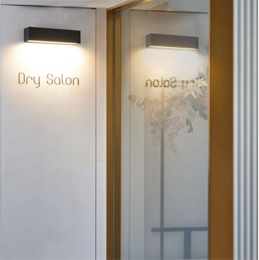 Outdoor LED Bar Wall Light Luminous | IP65 Waterproof | Aluminum Tempered Glass | Warm White | 30–80 cm Modern Exterior Lighting