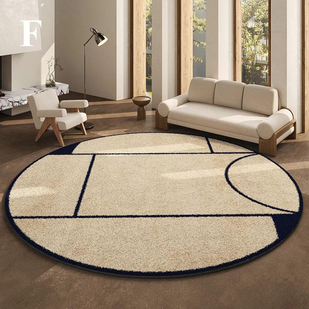 LunaWeave | Round Rug for Home | Luxurious French Style Rug – Soft, Elegant & Easy to Care For