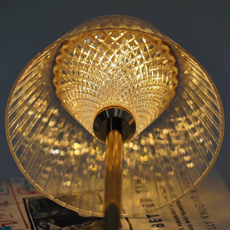Crystal Metal Wireless Table Lamp