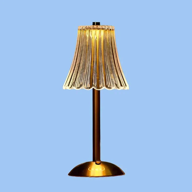 Crystal Metal Wireless Table Lamp