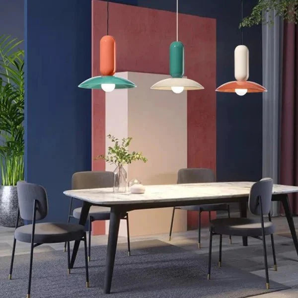 Macaron Frisbee Pau Pendant Light