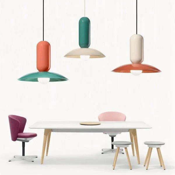 Macaron Frisbee Pau Pendant Light