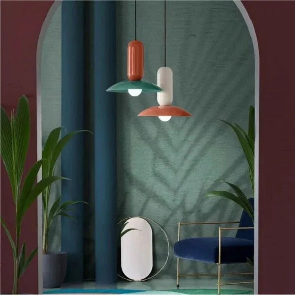 Macaron Frisbee Pau Pendant Light