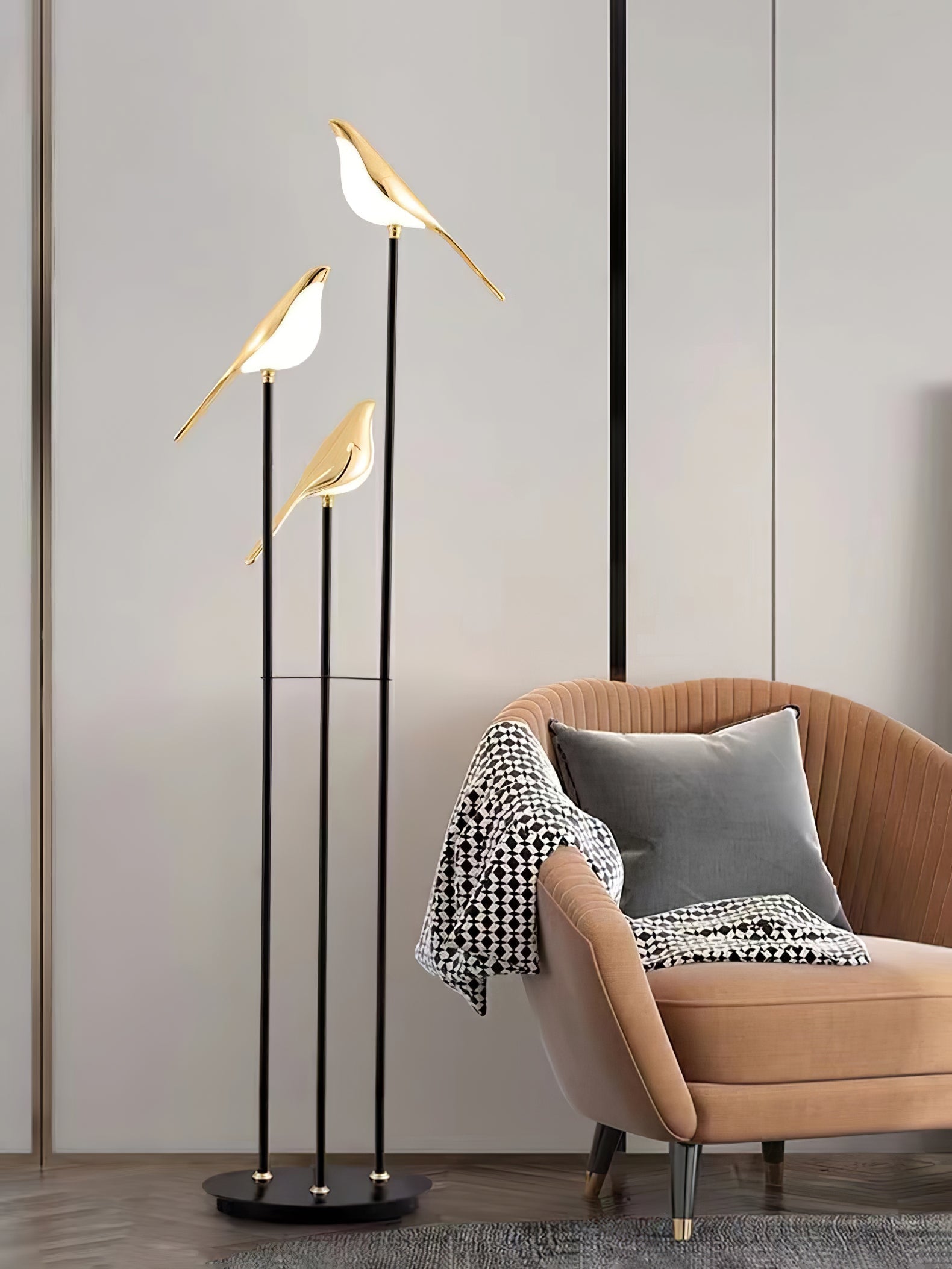 Magpie Perch Torch Lamp Floor Lamp