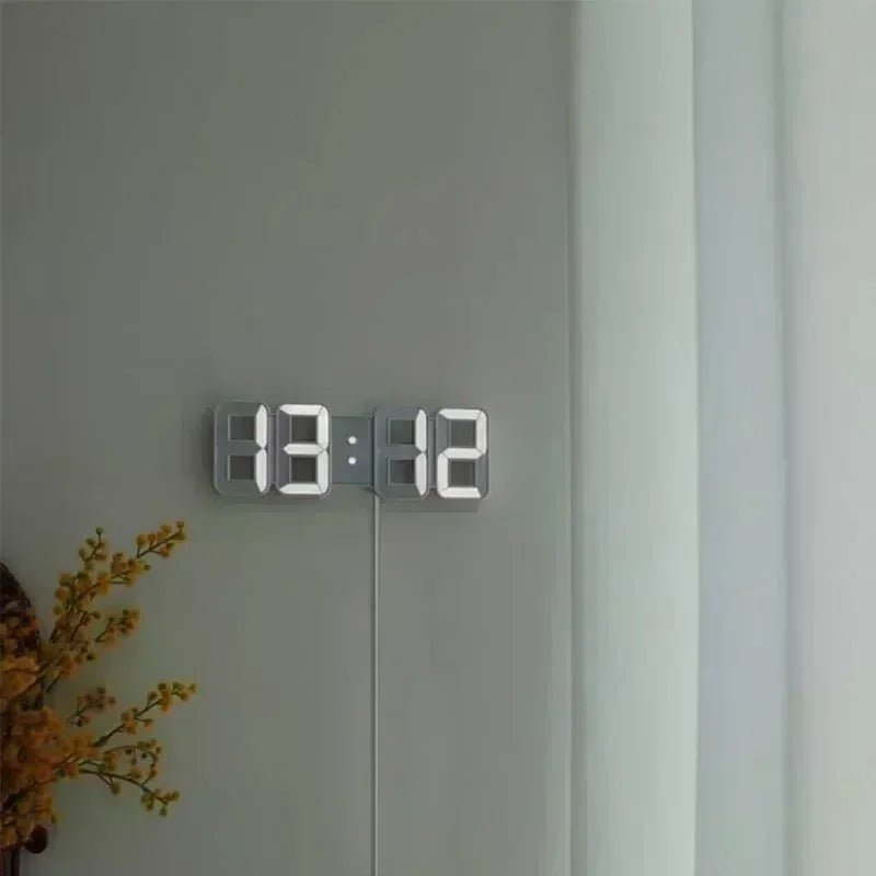 Digitix | Modern 3D LED Clock for Wall & Desk