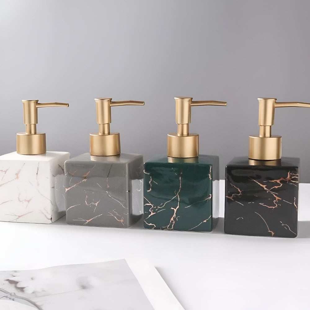 Marble Soap Dispenser for Kitchen or Bathroom | Marmora