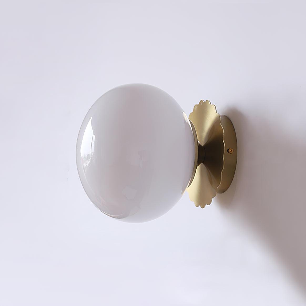 Marshmallow Wall Lamp Pink Glass | Modern Wall Light | Metal Frame | E26 E27 LED Compatible | Decorative Indoor Lighting