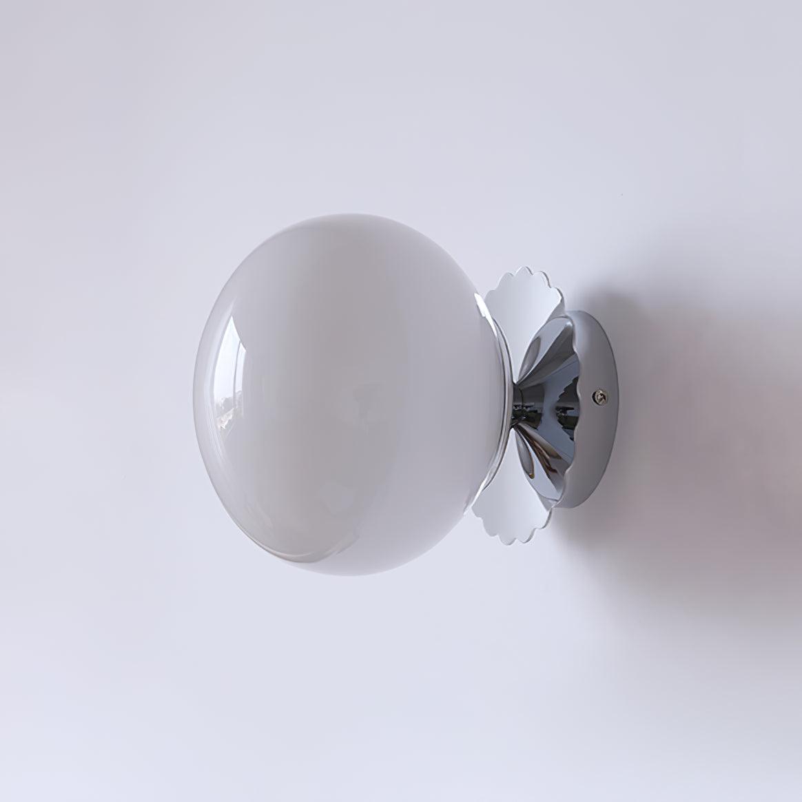 Marshmallow Wall Lamp Pink Glass | Modern Wall Light | Metal Frame | E26 E27 LED Compatible | Decorative Indoor Lighting