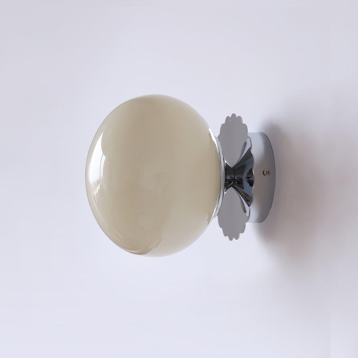 Marshmallow Wall Lamp Pink Glass | Modern Wall Light | Metal Frame | E26 E27 LED Compatible | Decorative Indoor Lighting