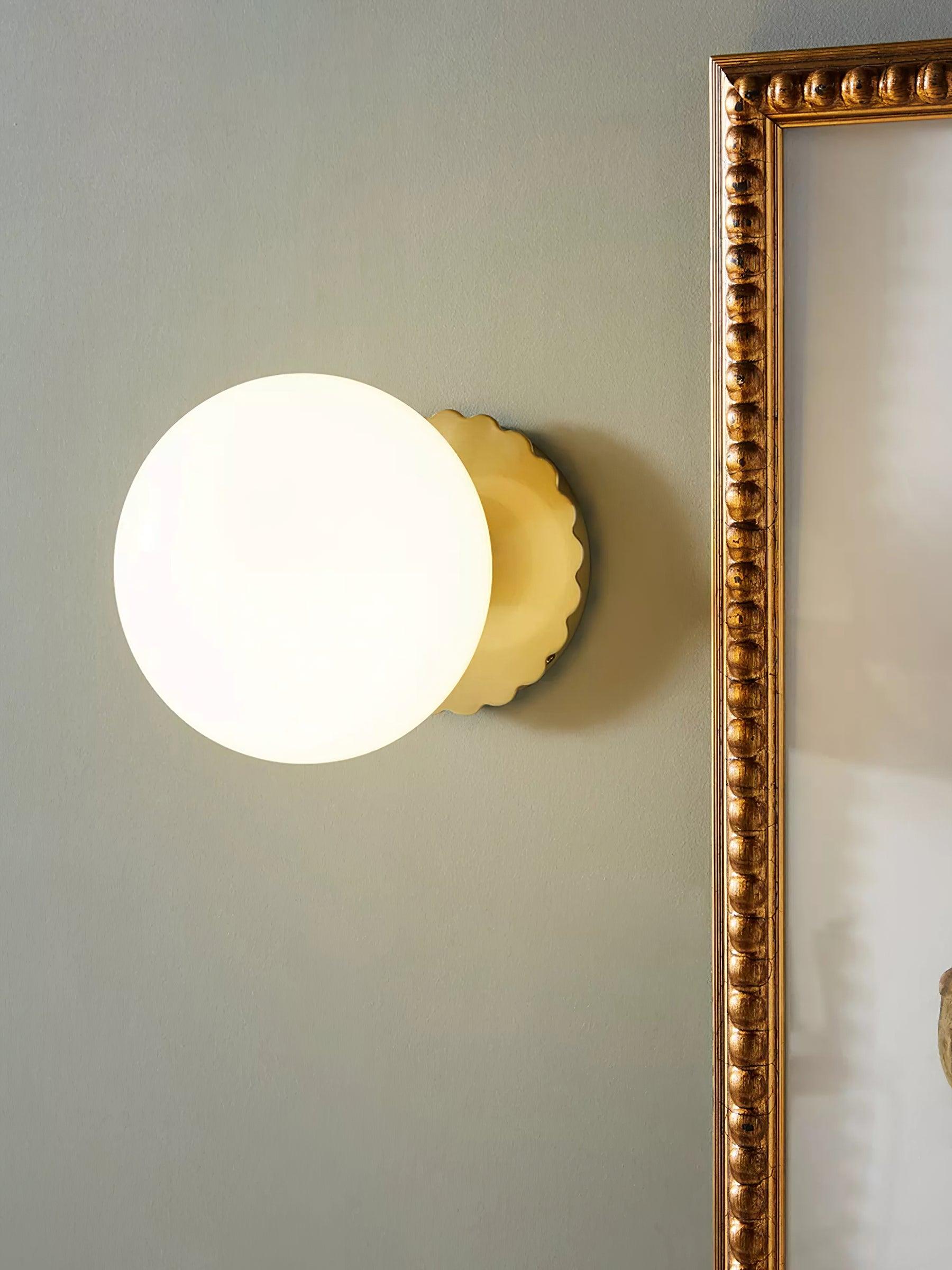 Marshmallow Wall Lamp Pink Glass | Modern Wall Light | Metal Frame | E26 E27 LED Compatible | Decorative Indoor Lighting