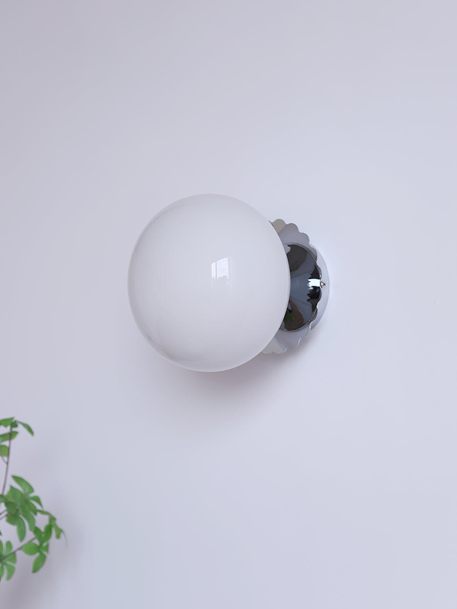 Marshmallow Wall Lamp Pink Glass | Modern Wall Light | Metal Frame | E26 E27 LED Compatible | Decorative Indoor Lighting