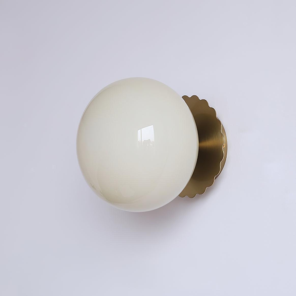 Marshmallow Wall Lamp Pink Glass | Modern Wall Light | Metal Frame | E26 E27 LED Compatible | Decorative Indoor Lighting