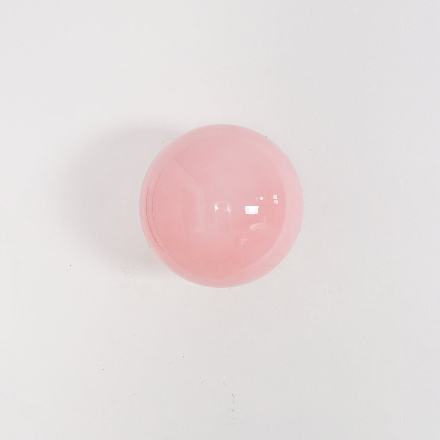Marshmallow Wall Lamp Pink Glass | Modern Wall Light | Metal Frame | E26 E27 LED Compatible | Decorative Indoor Lighting