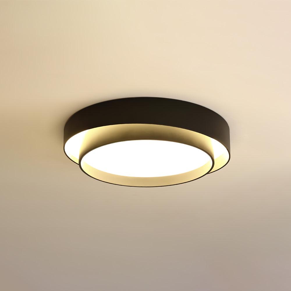 Melody Ceiling Lamp Modern LED | Cylindrical Ceiling Light | Iron Metal Acrylic | Integrated LED Dimmable | Living Room Bedroom Lighting