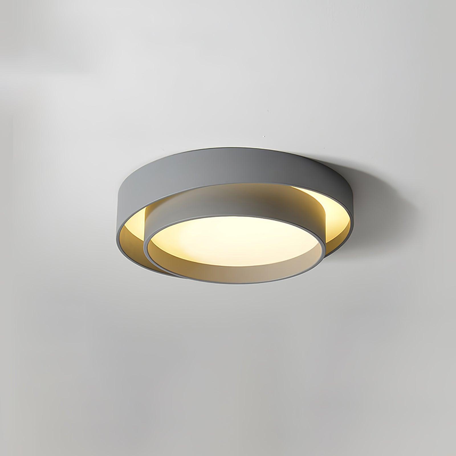 Melody Ceiling Lamp Modern LED | Cylindrical Ceiling Light | Iron Metal Acrylic | Integrated LED Dimmable | Living Room Bedroom Lighting