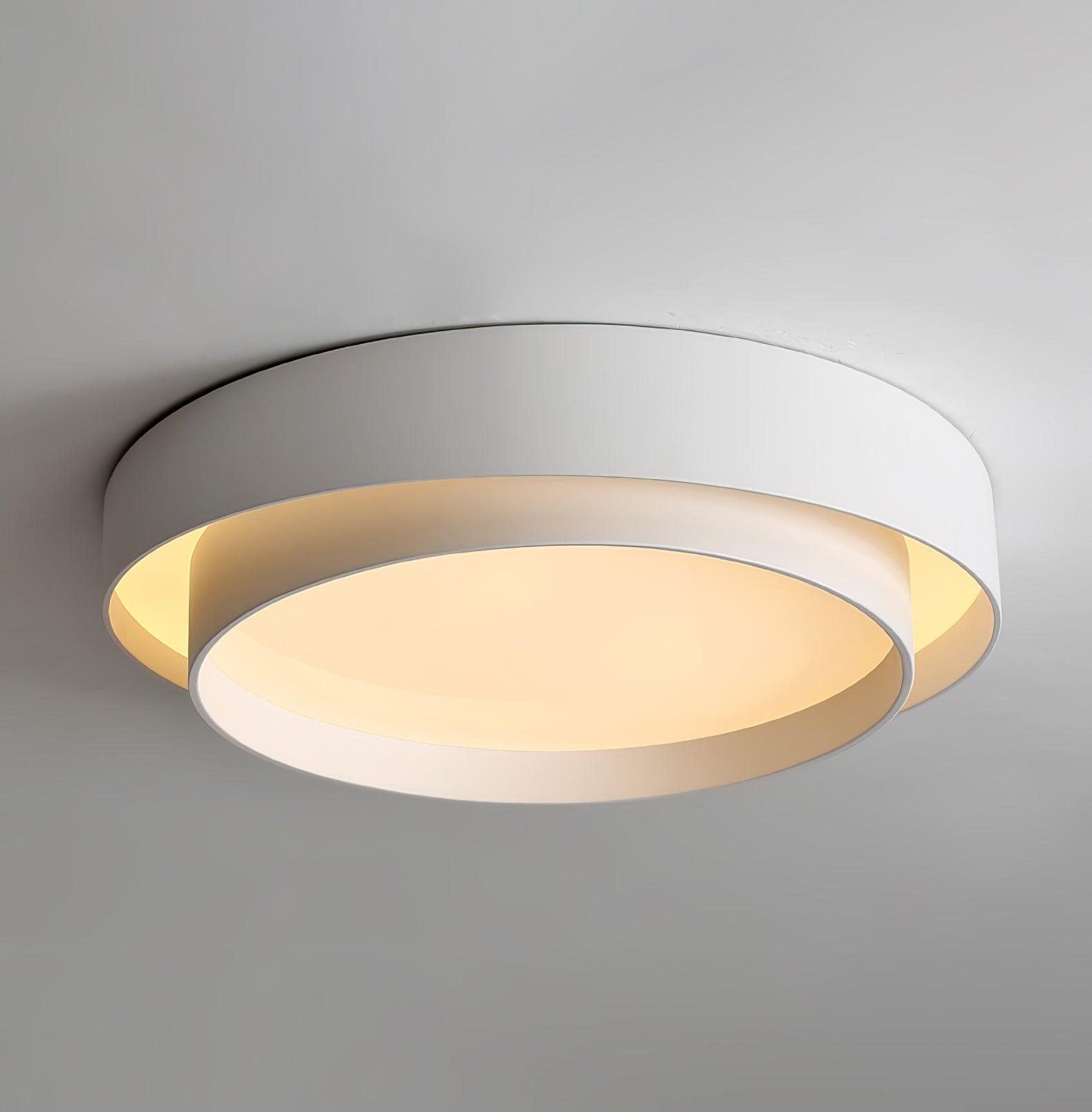 Melody Ceiling Lamp Modern LED | Cylindrical Ceiling Light | Iron Metal Acrylic | Integrated LED Dimmable | Living Room Bedroom Lighting