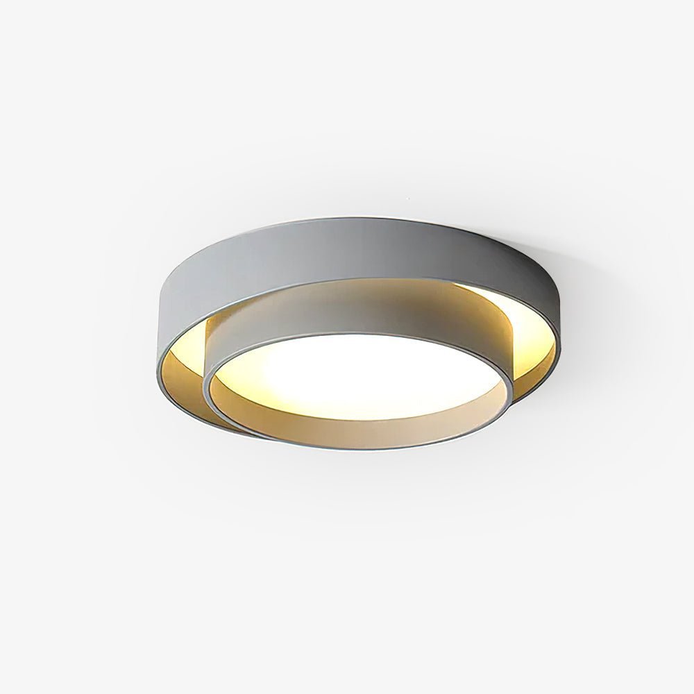 Melody Ceiling Lamp Modern LED | Cylindrical Ceiling Light | Iron Metal Acrylic | Integrated LED Dimmable | Living Room Bedroom Lighting