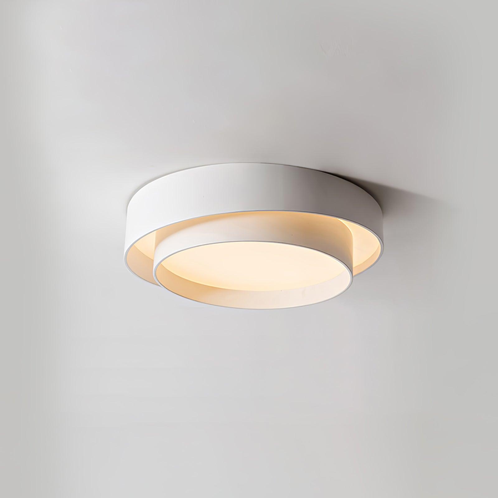 Melody Ceiling Lamp Modern LED | Cylindrical Ceiling Light | Iron Metal Acrylic | Integrated LED Dimmable | Living Room Bedroom Lighting