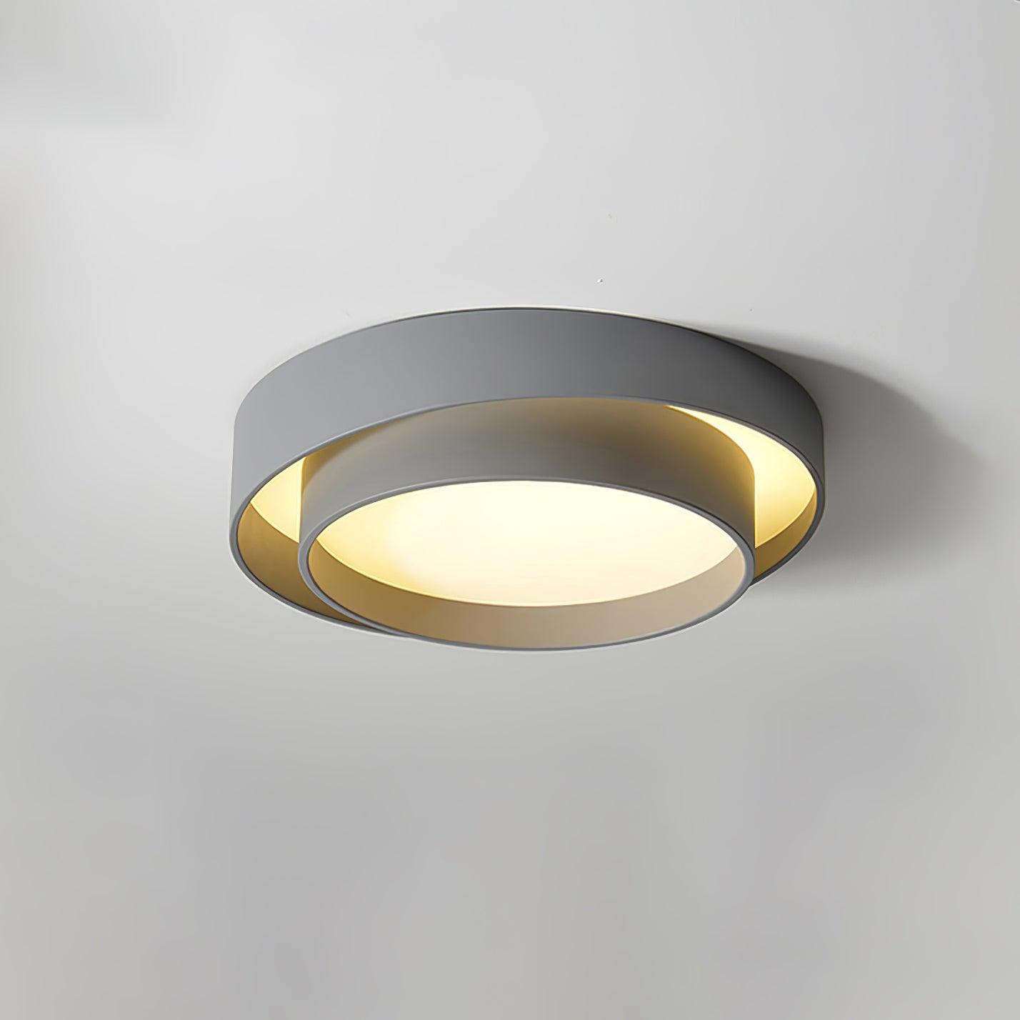 Melody Ceiling Lamp Modern LED | Cylindrical Ceiling Light | Iron Metal Acrylic | Integrated LED Dimmable | Living Room Bedroom Lighting
