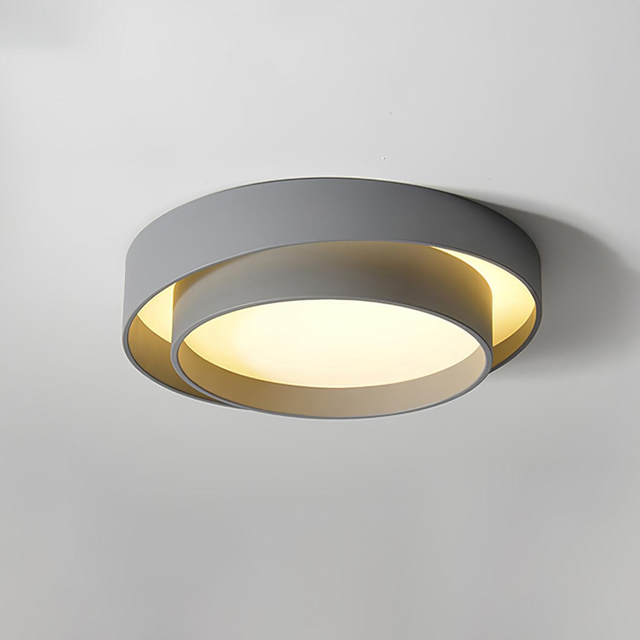Melody Ceiling Lamp Modern LED | Cylindrical Ceiling Light | Iron Metal Acrylic | Integrated LED Dimmable | Living Room Bedroom Lighting