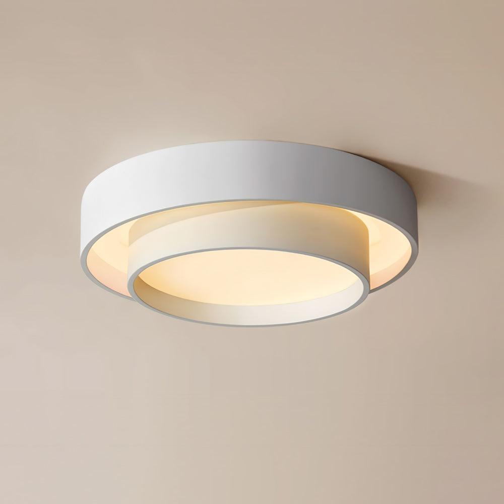 Melody Ceiling Lamp Modern LED | Cylindrical Ceiling Light | Iron Metal Acrylic | Integrated LED Dimmable | Living Room Bedroom Lighting