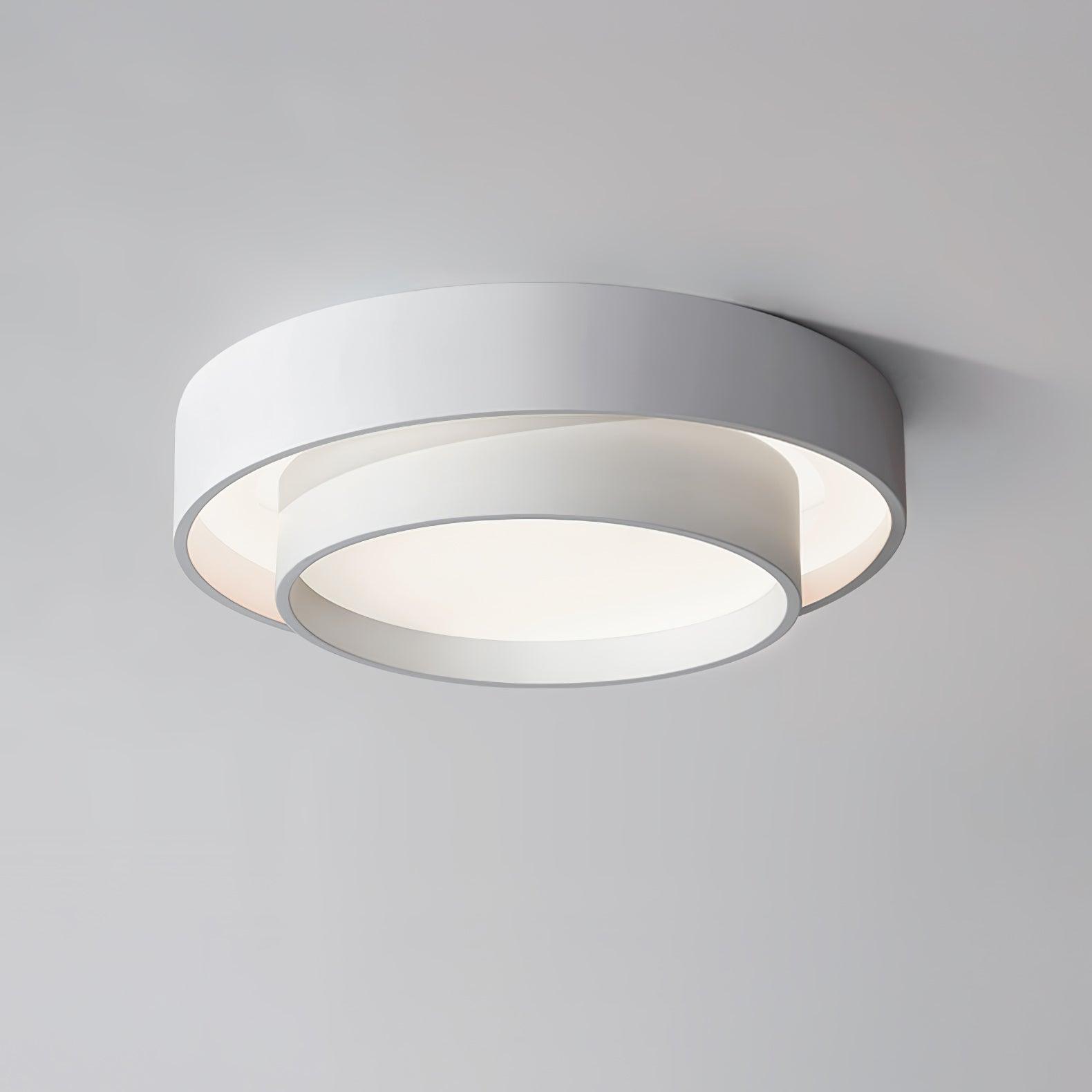Melody Ceiling Lamp Modern LED | Cylindrical Ceiling Light | Iron Metal Acrylic | Integrated LED Dimmable | Living Room Bedroom Lighting