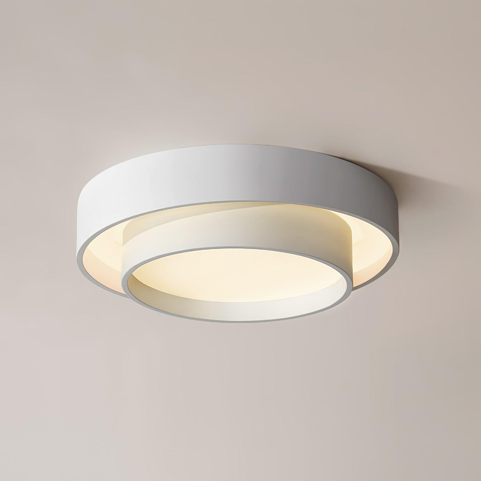 Melody Ceiling Lamp Modern LED | Cylindrical Ceiling Light | Iron Metal Acrylic | Integrated LED Dimmable | Living Room Bedroom Lighting
