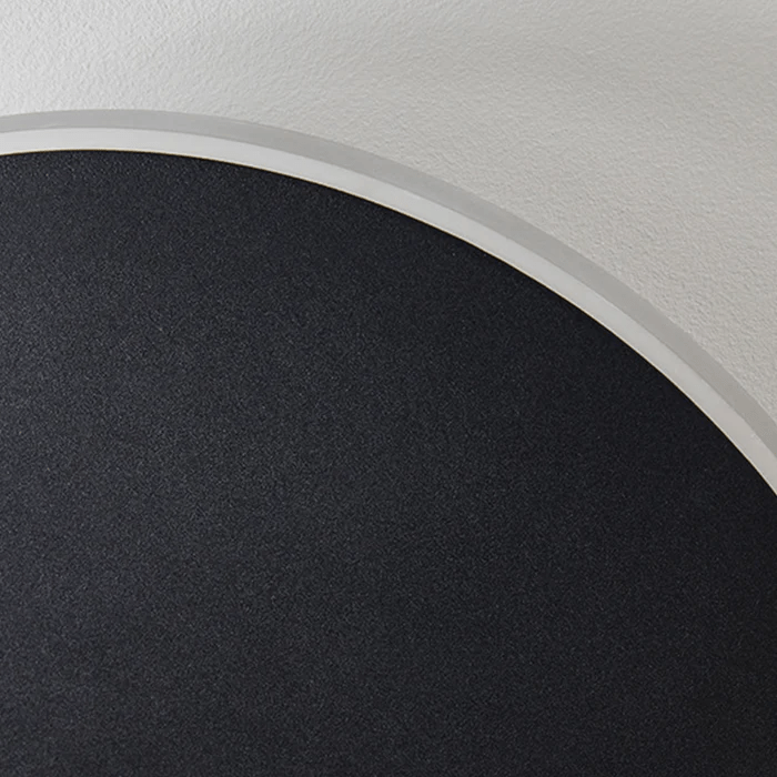 Minimalist Round LED Wall Light Outdoor | Waterproof IP65 | Stainless Steel Acrylic | Modern Exterior Wall Lamp | White Black